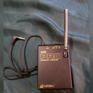 NWOT AZDEN WR-PRO MONO WIRELESS RECEIVER - Tested/Working/Stand Alone